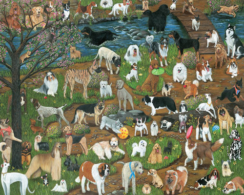 White Mountain World selling Of Dogs Puzzle